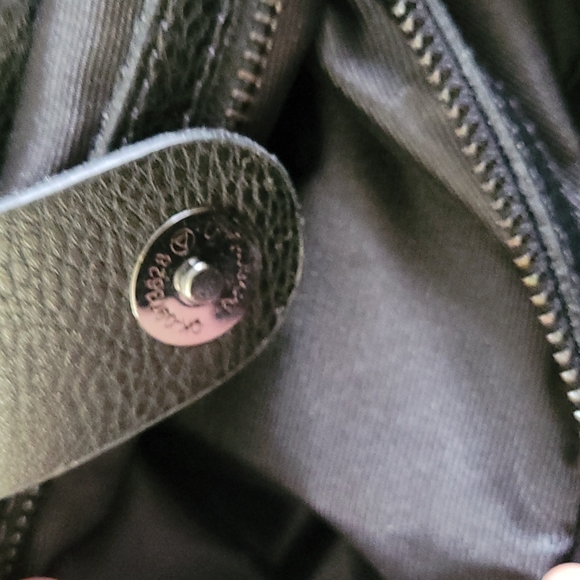 CLEMENTS RIBEIRO Black Pebbled Leather Cross-Body/Shoulder Bag - Picture 12 of 13